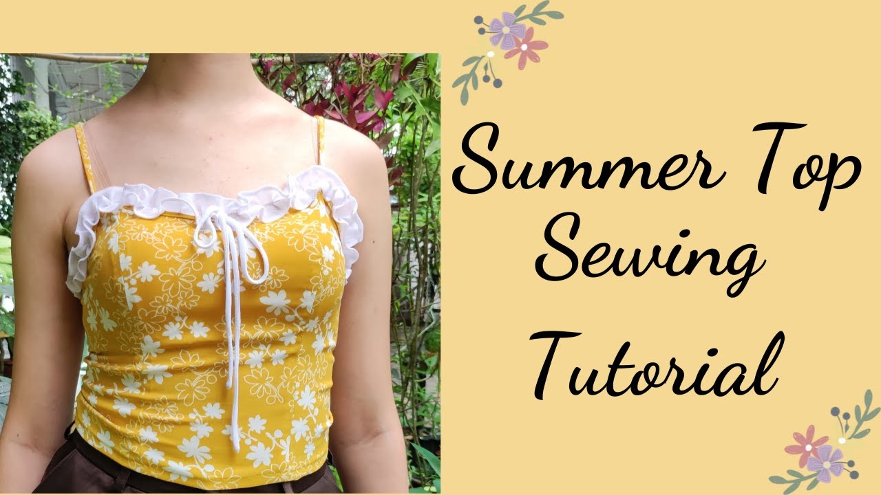 Reformation Inspired Summer Top | DIY | Sewing Tutorial