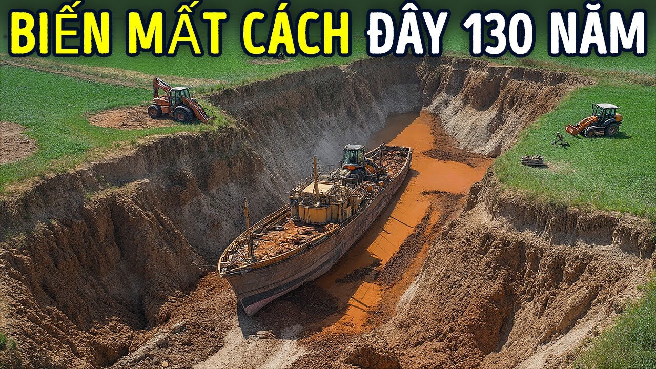 Tàu đắm được tìm thấy giữa cánh đồng ngô - Làm thế nào điều đó có thể xảy ra?