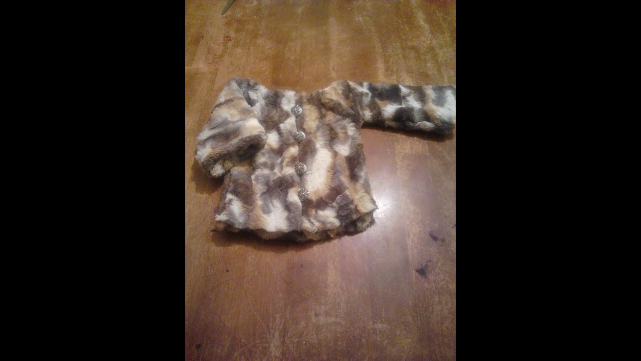 How to make a Faux fur jacket from your own measurements: Beginner Projects
