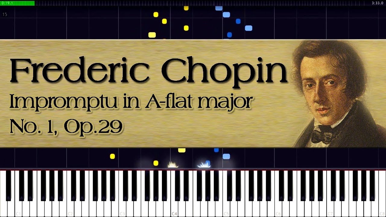 Frederic Chopin -  Impromptu No. 1 in A-flat major, Op. 29 | Piano Tutorial