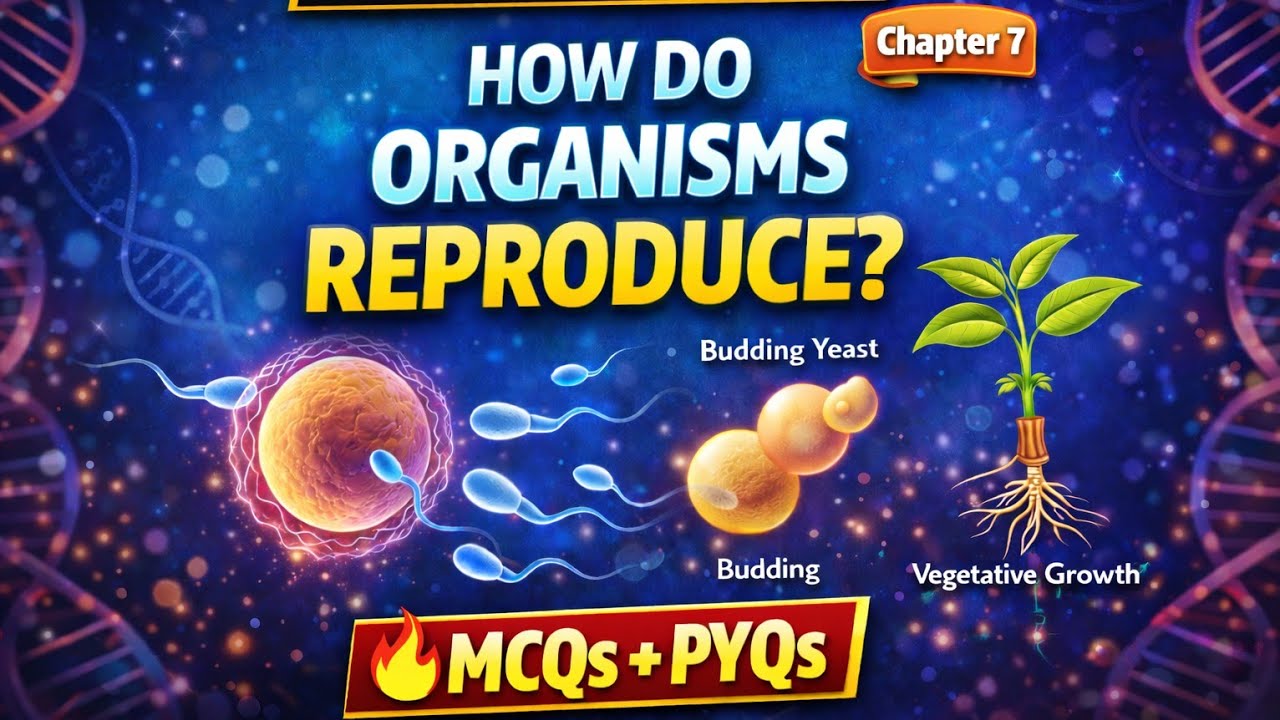 Chapter- 7 || How do organisms reproduce?|| Pyq cbse class 10th science board exam 