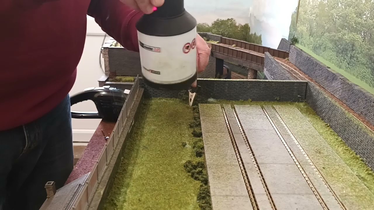 Static Grass at Lyneworth Model Railway