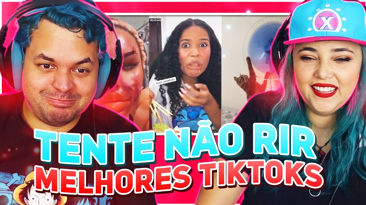 OS MELHORES TIK TOK DE COMÉDIA - TENTE NÃO RIR! #48 | Amora ‹ REACT ›