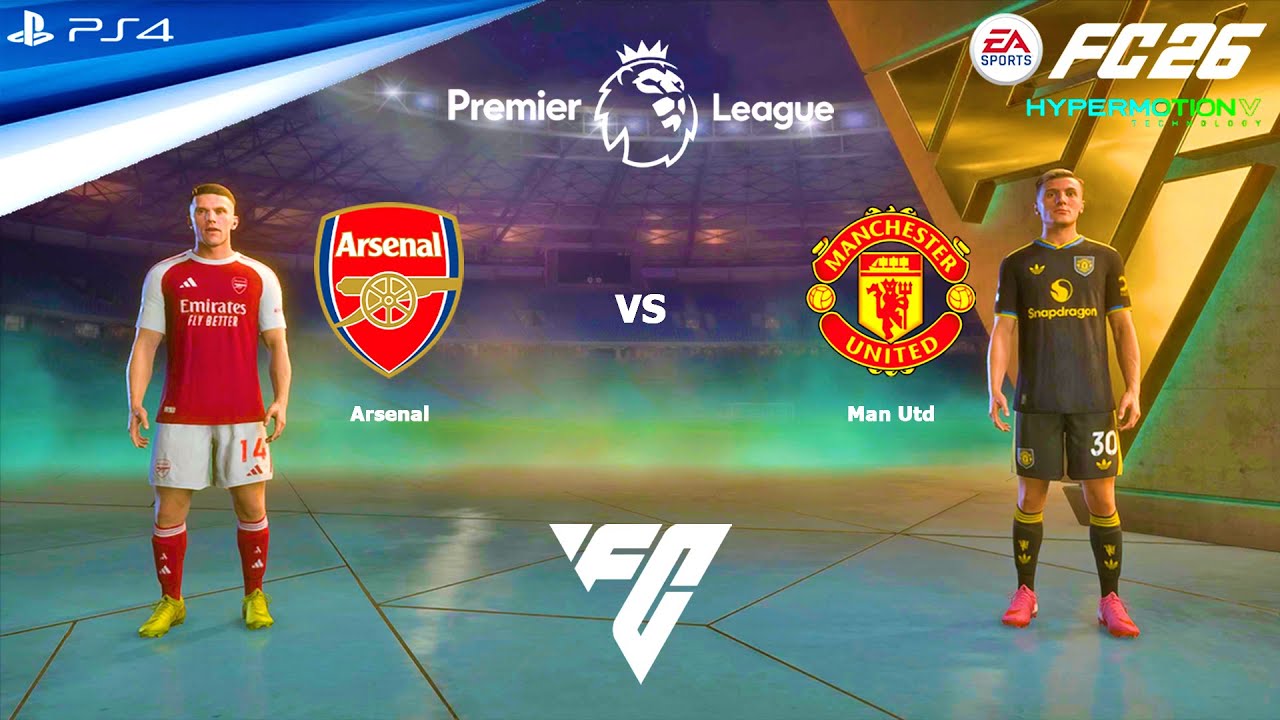 FC 26 PS4 - Arsenal vs Manchester United | Premier League 2025/2026
