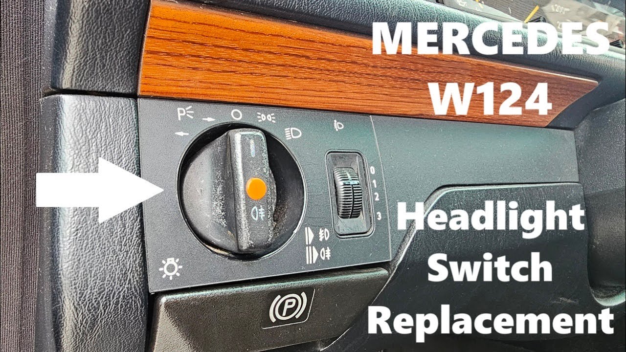 How To: Mercedes W124 Headlight Switch Replacement