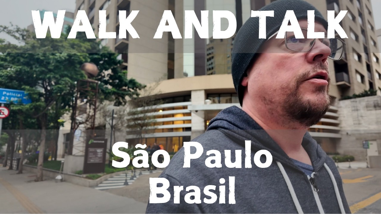 🇧🇷 Walk and Talk in São Paulo Brazil (#AGP367)🚶