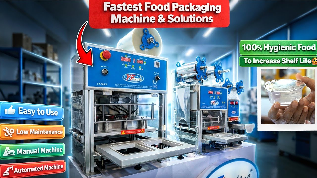 Fastest Food Packaging Machine & Solutions | 100% Hygienic Food 🤩