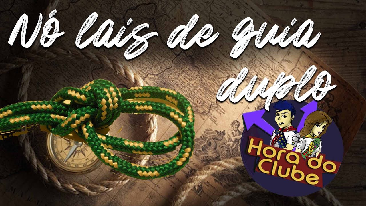 Nó lais de guia duplo - Como fazer