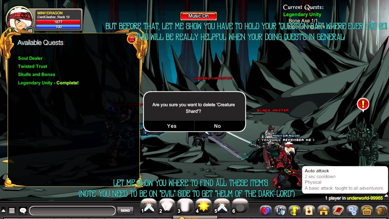 [AQW] - Legendary Unity - Fast 