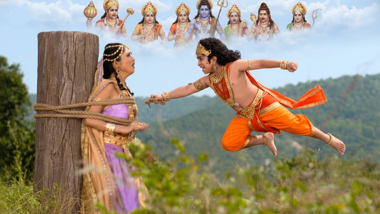अपनी माँ को आज़ाद कराने के लिए बाल हनुमान की भीषण लड़ाई से देवलोक कांप उठा | Hanuman ji Full #Movie