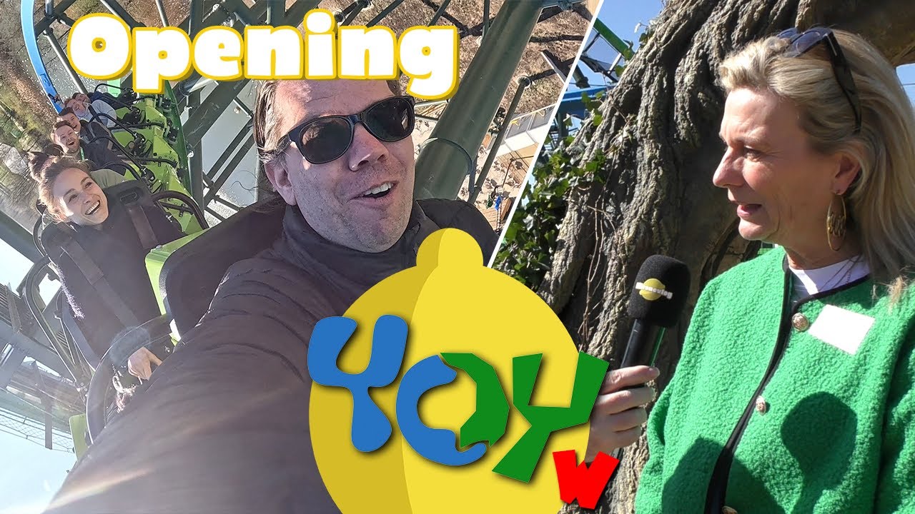 Persopening YOY Walibi Holland | interview met CEO Mascha Taminiau | incl. Onride beelden.