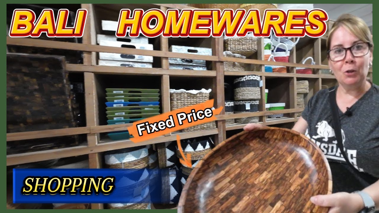 Bali  Homewares shopping