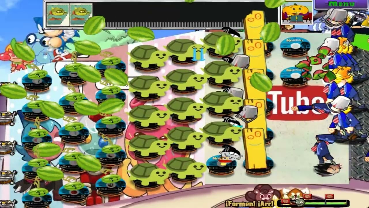 PvZ Mod   Cartoons vs Guerreros Z
