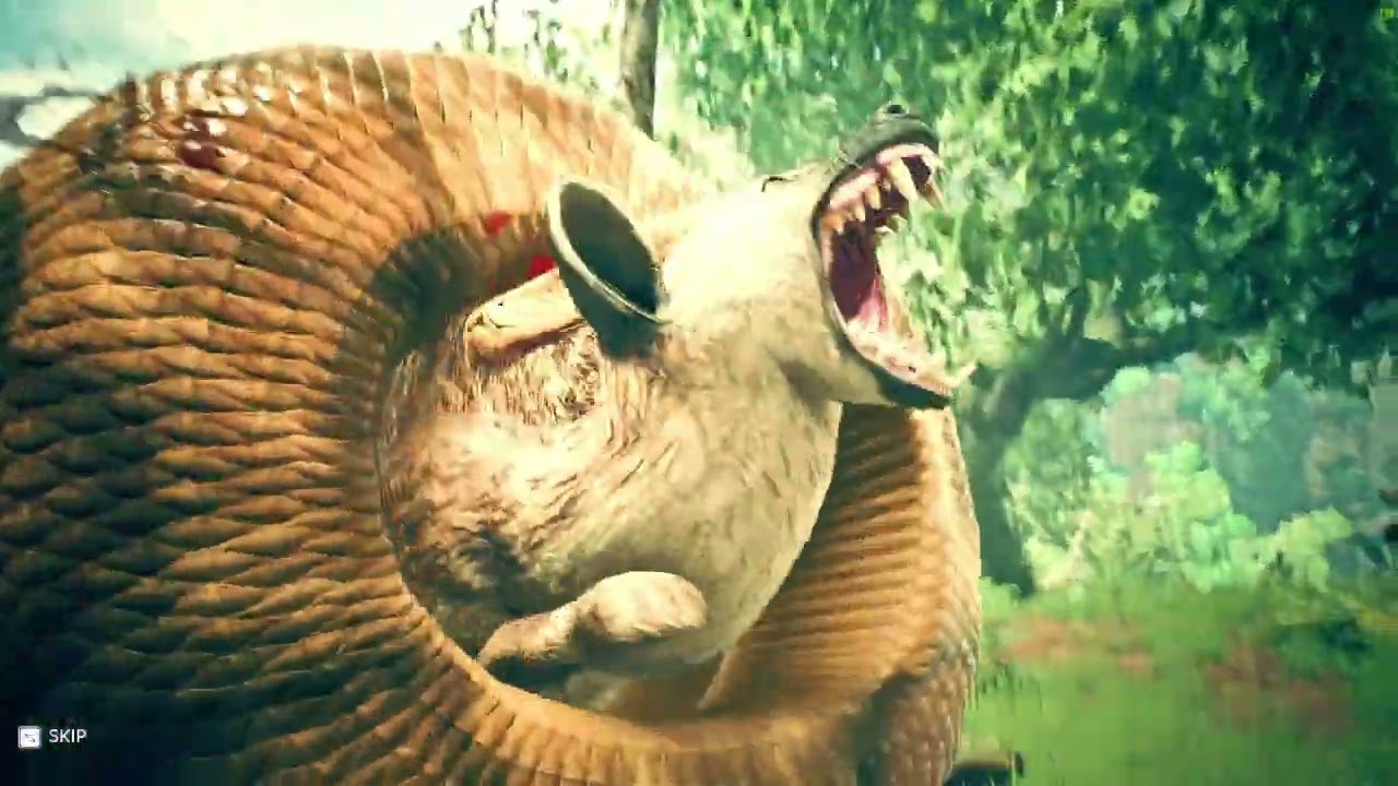 African Rock Python Kill Hyena