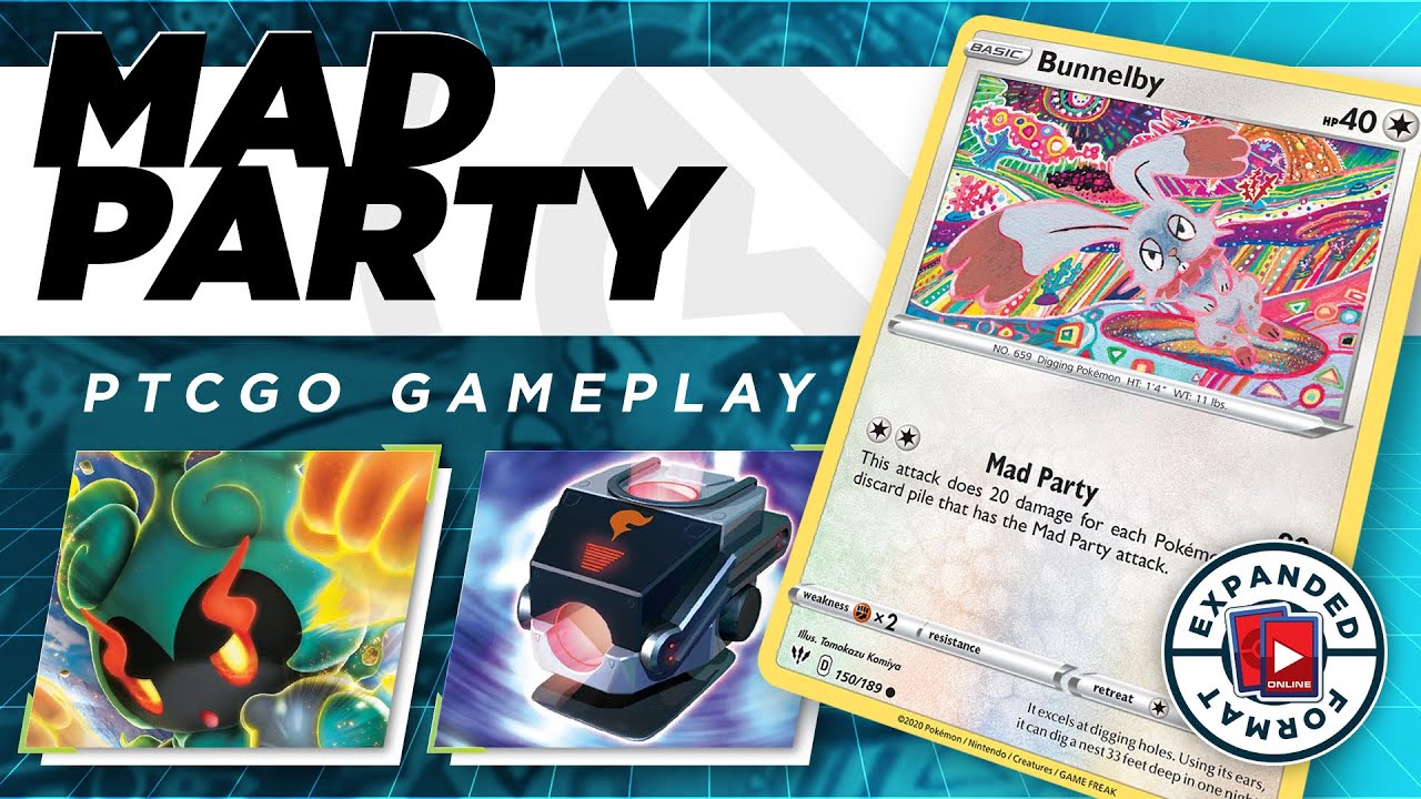 Mad Party Deck - PTCGO Gameplay (Expanded Format)