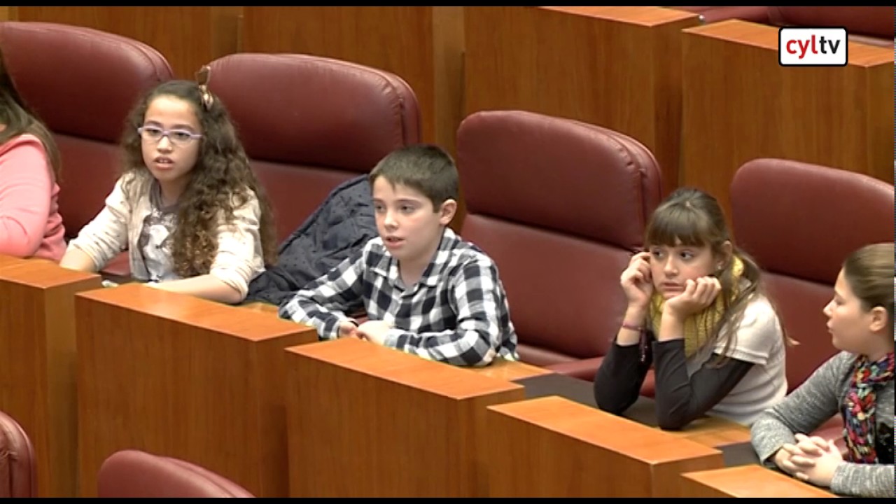 Los niños de Castilla y León se convierten en procuradores de la Cortes