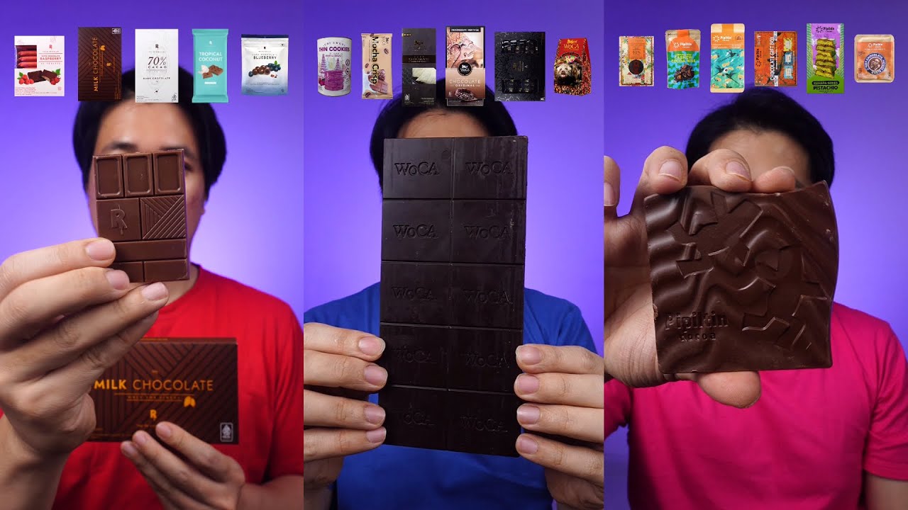 [COMPILATION] EAT VARIOUS CHOCOLATE FROM THE RR, WOCA, AND PIPILTIN 🍫