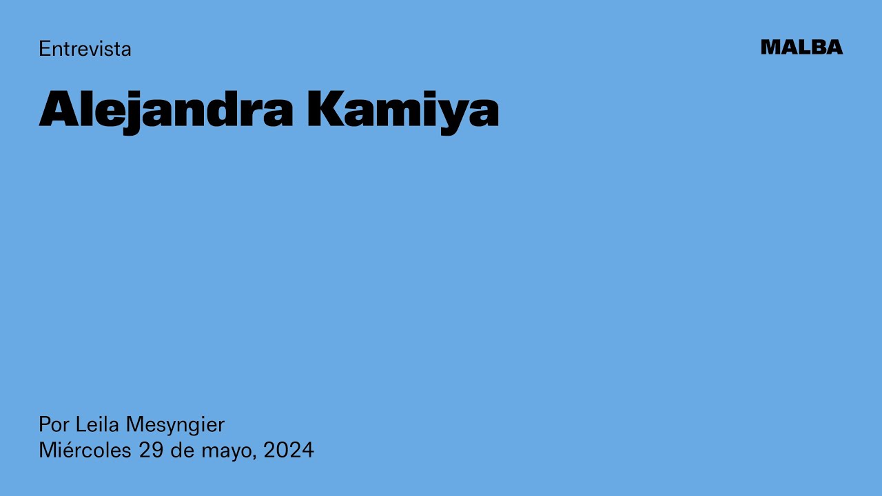 Entrevista — Alejandra Kamiya