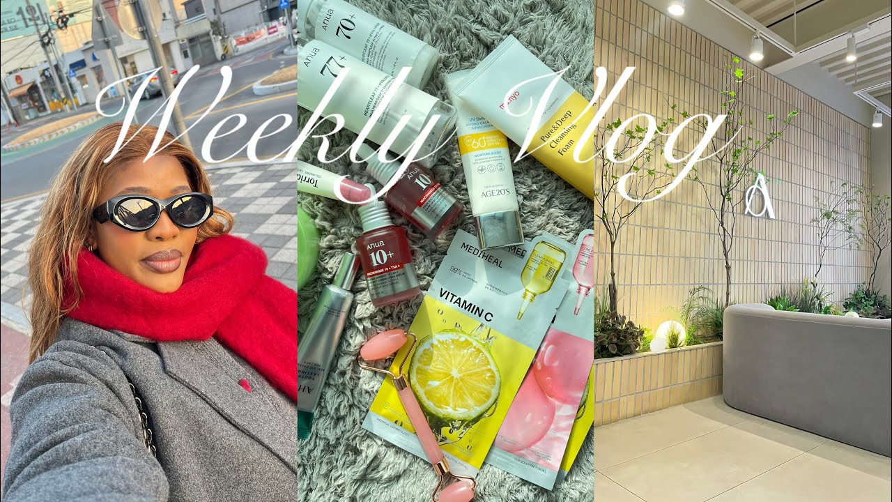 A day in my life in Korea + GRWM + Cafe + Olive Young skin care