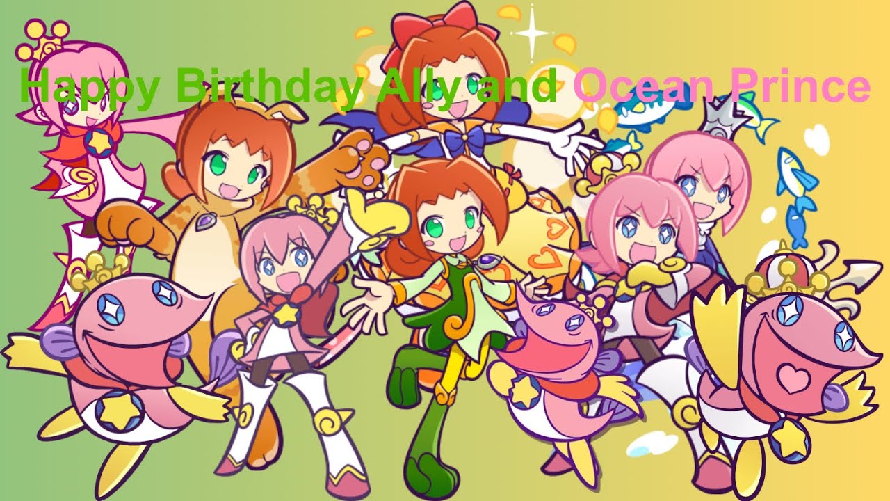 Puyo Puyo Ally and Ocean Prince’s Birthday Stream