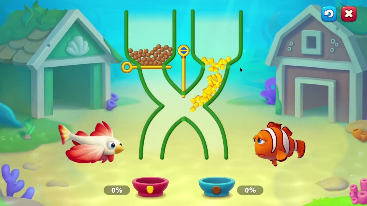 Fishdom PC Game Play (61 To 128)