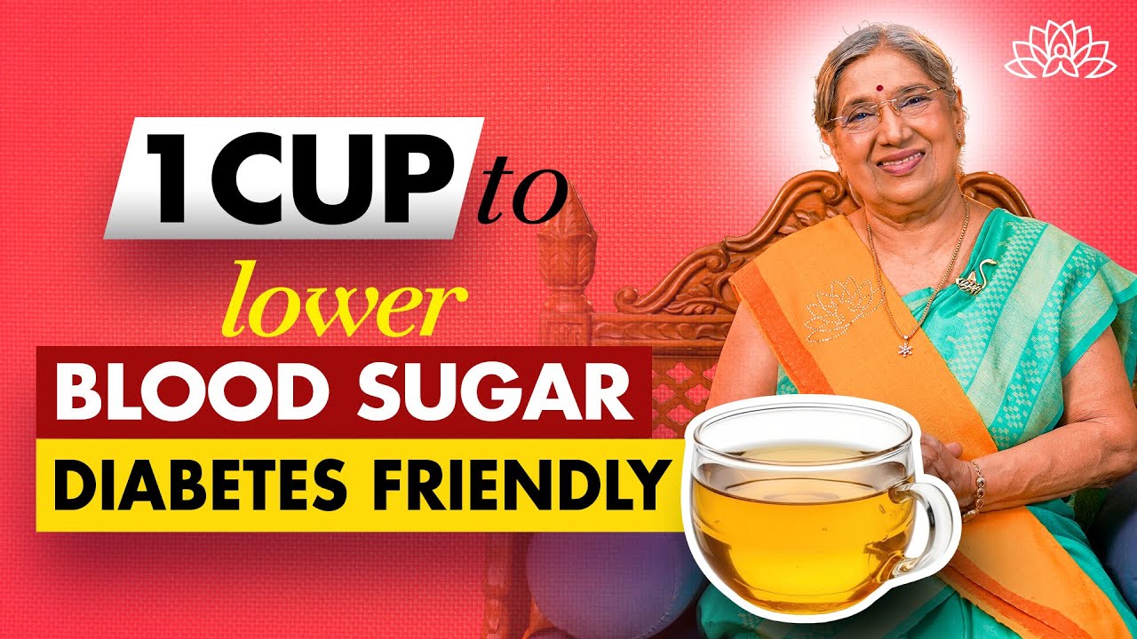 How to Lower Blood Sugar Naturally | 1 Simple Drink to Prevent Glucose Spike | Diabetes | Dr Hansaji