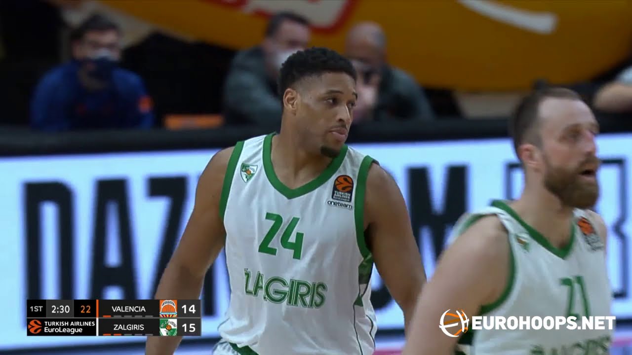 Valencia Basket - Zalgiris Kaunas 78-79: Augustine Rubit (17 points)