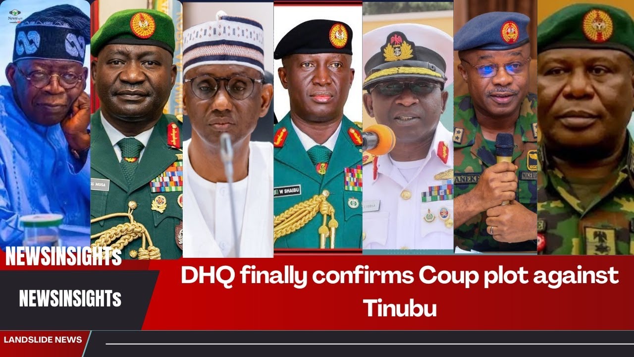 DHQ finally confirms Coup plot against Tinubu