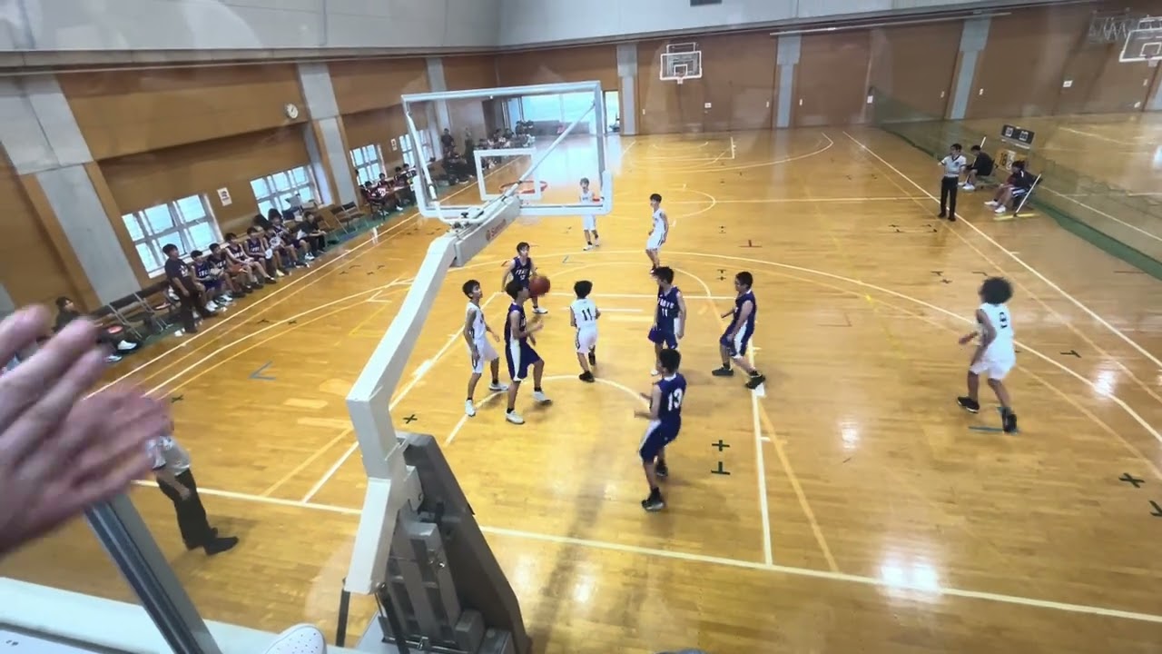 ⑦登龍中vs江並中4Q_2025/10/05西濃地区リーグ戦