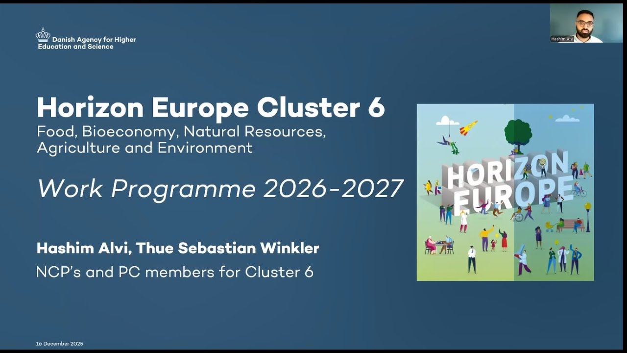 Webinar on the Work Programme 2026-27 for Cluster 6