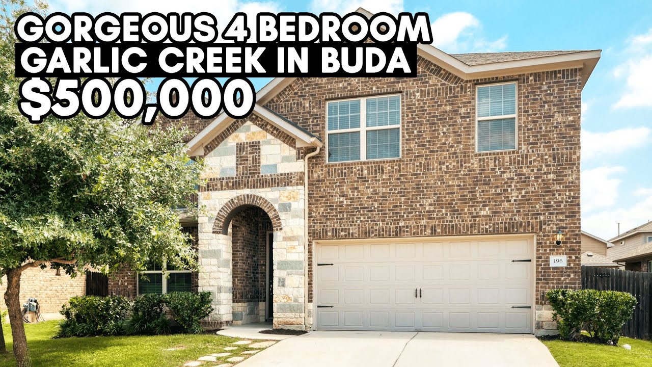 Dream Home Alert: 4 Bed, 2.5 Bath House for Sale in Buda, TX