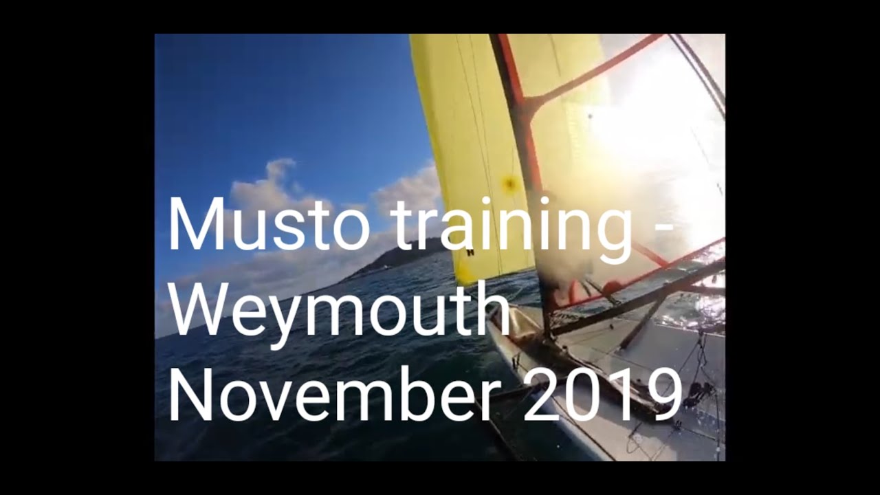 Musto Skiff day 6. Tacking and Gybing practice