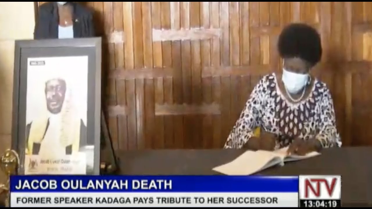 JACOB OULANYAH DEATH: Former speaker Kadaga pays tribute to her successor