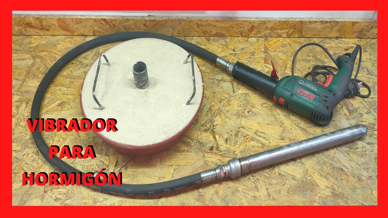 Cómo HACER un VIBRADOR para 🧱CONCRETO | HORMIGÓN 🧱