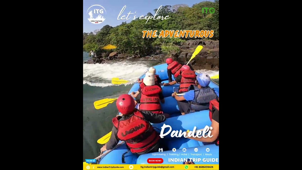 ITG - Indian Trip Guide 🌊 Dandeli Kali River Rafting 🚣 #indiantripguide #travel #inaturetravellers
