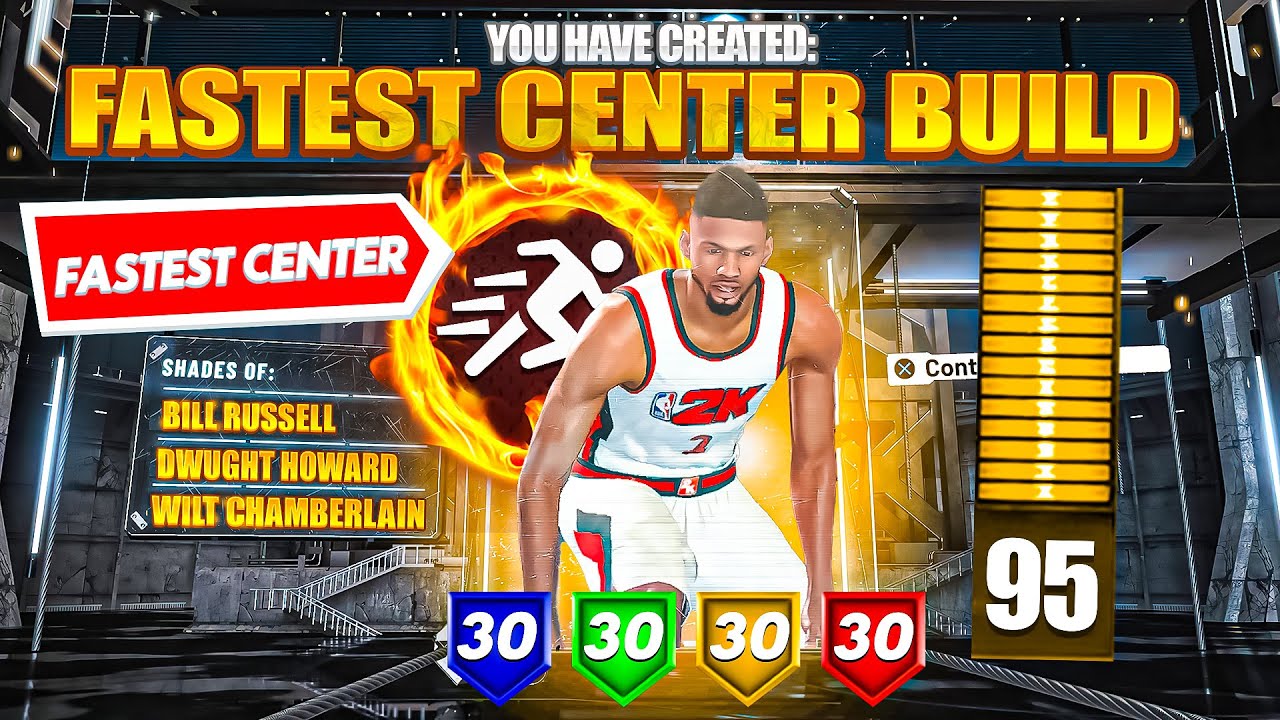 HURRY! MAKE THE FASTEST CENTER BUILD BEFORE ITS PATCHED ON NBA 2K22!