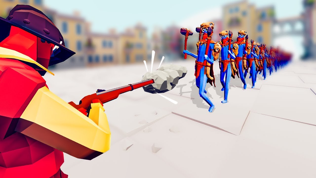 TABS - How Many Units Can 1 Musket Shot Defeat? - Totally Accurate Battle Simulator