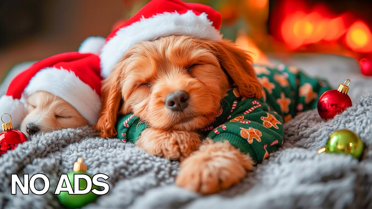 12 Hours of Dog Calming Music 🎅🐶 Anti Separation Anxiety Relief 🎵 Deep Sleep & Calm 🐕‍🦺 No Ads
