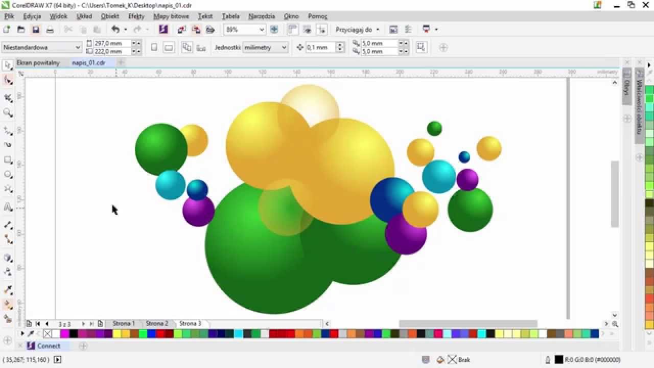 CORELDRAW - Tworzenie Ilustracji | Wypełnienia Tonalne i Cienie | ▶strefakursow.pl◀#coreldraw #corel