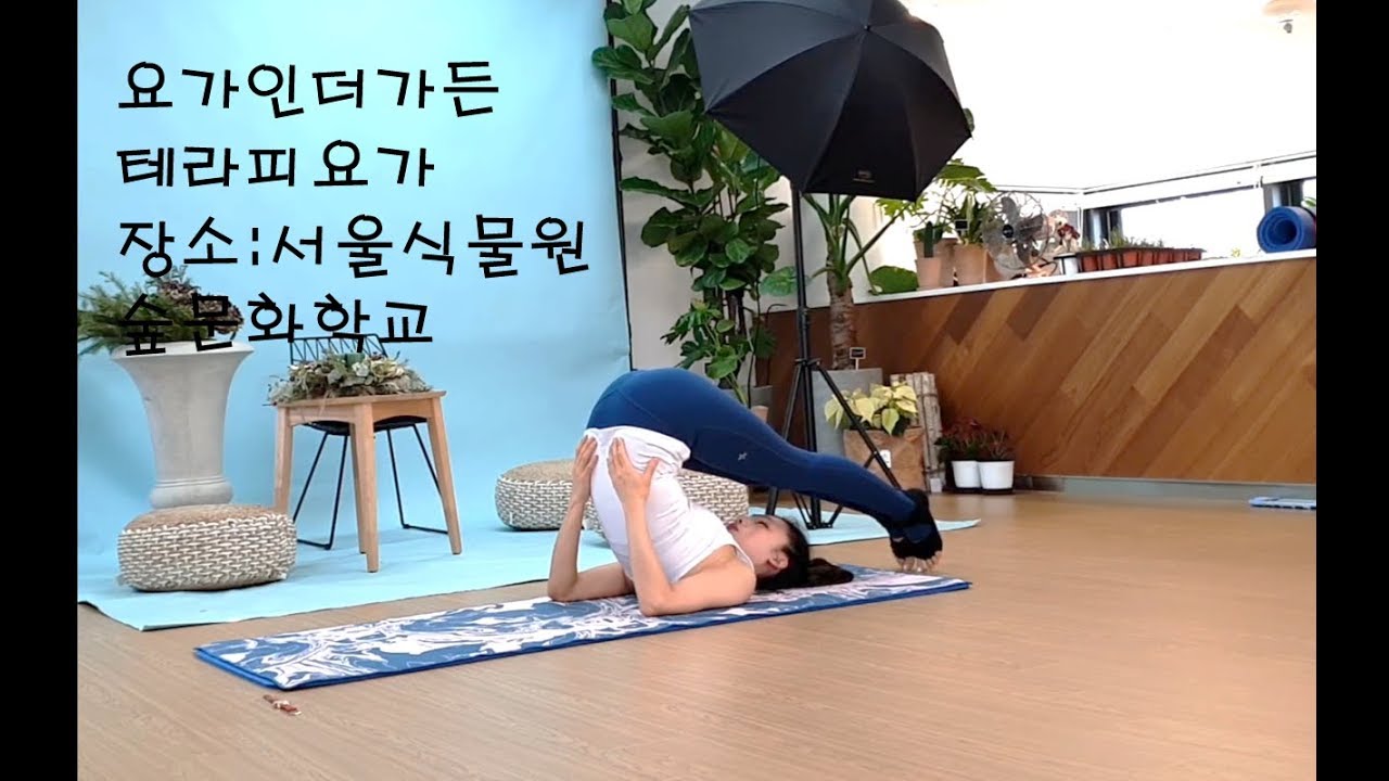 테라피요가 3  집에서 하는 요가 서서하는 운동 활보 yoga pilates  실전수업영상