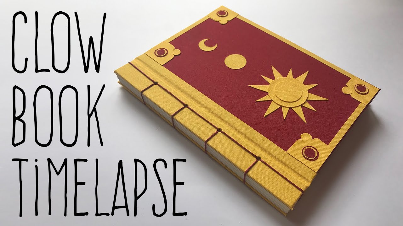 Cardcaptor Sakura Clow Book - Japanese Bookbinding  - Art Timelapse - Lets Create Mistakes
