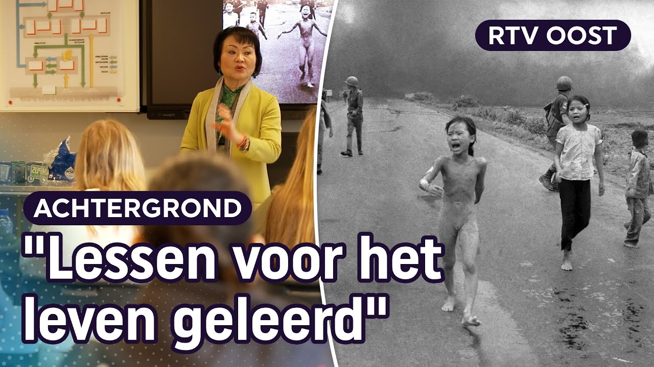 Bezoek legendarisch 'Napalmmeisje' maakt diepe indruk in Kampen | Oost