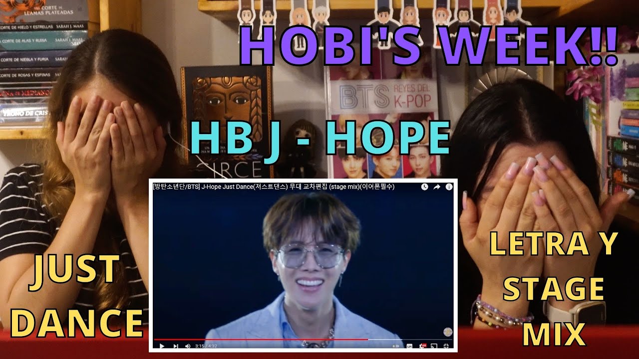 DESCUBRIENDO A BTS| Hobi's week!! Reaccionando a JUST DANCE / LETRA Y STAGE MIX   - J - Hope HB