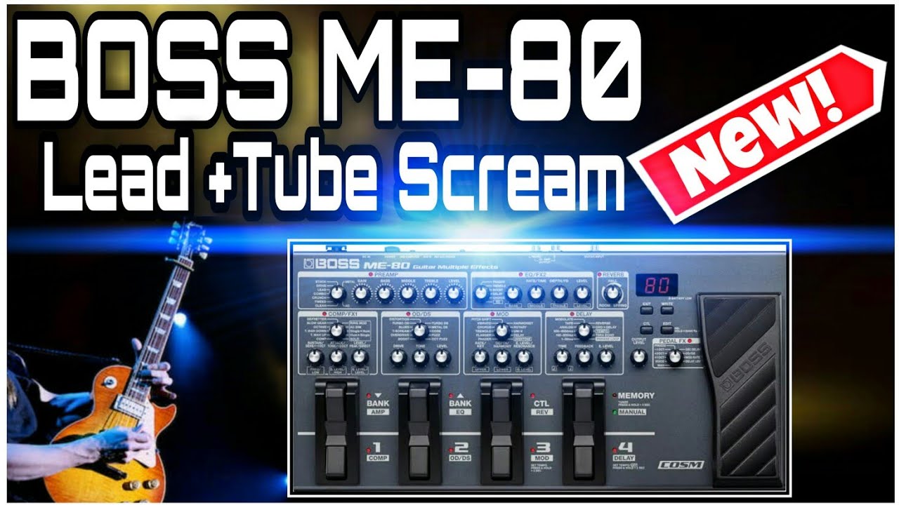 Boss ME-80 | Amazing Lead Pre Amp Patches Settings || New Boss Tone 2020 ( With Preview)
