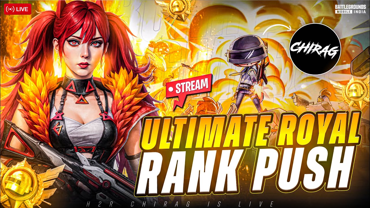 DAY 1 🎯 Legend Rank Push | Ultimate Royale 🔥90 FPS | BGMI LIVE