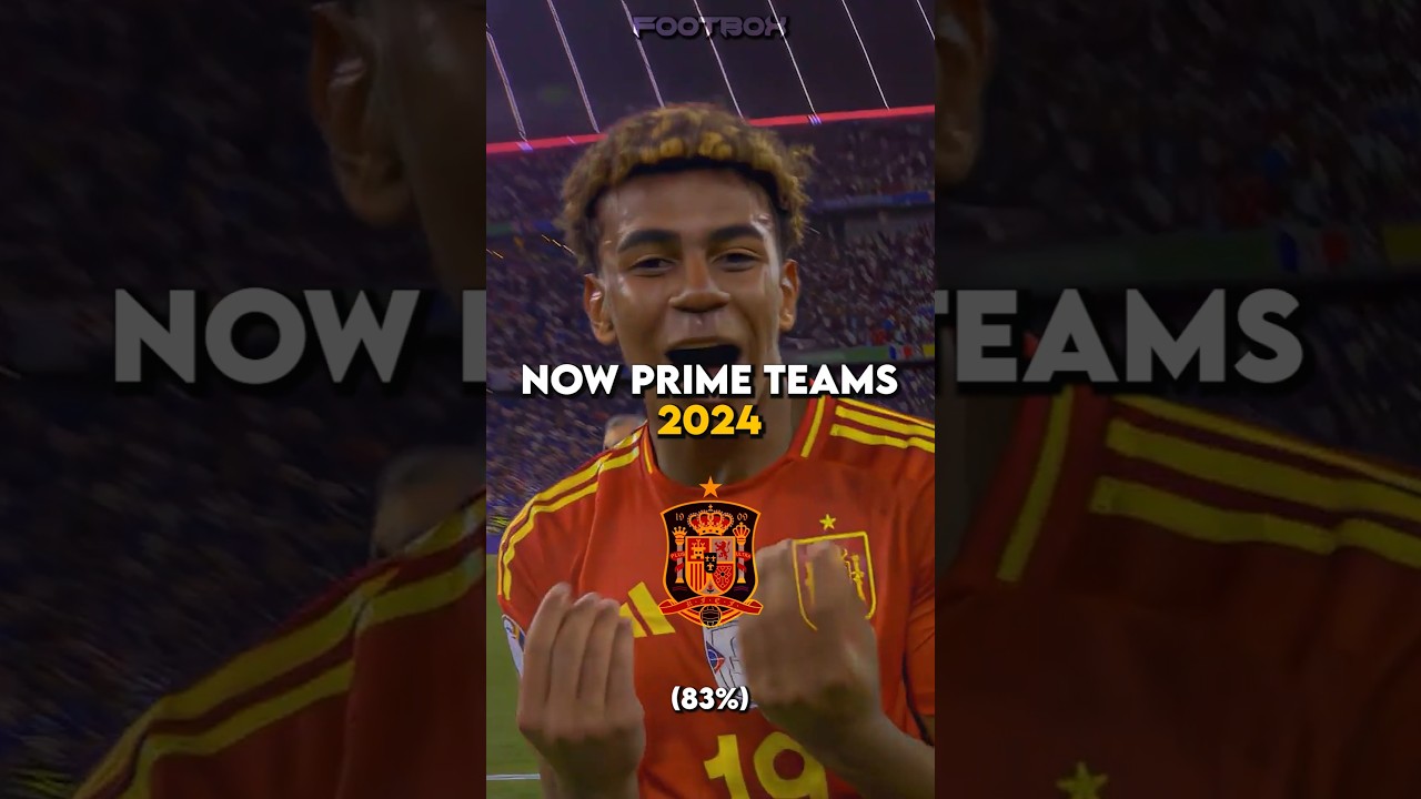 Now prime national teams vs then ☠️🥶