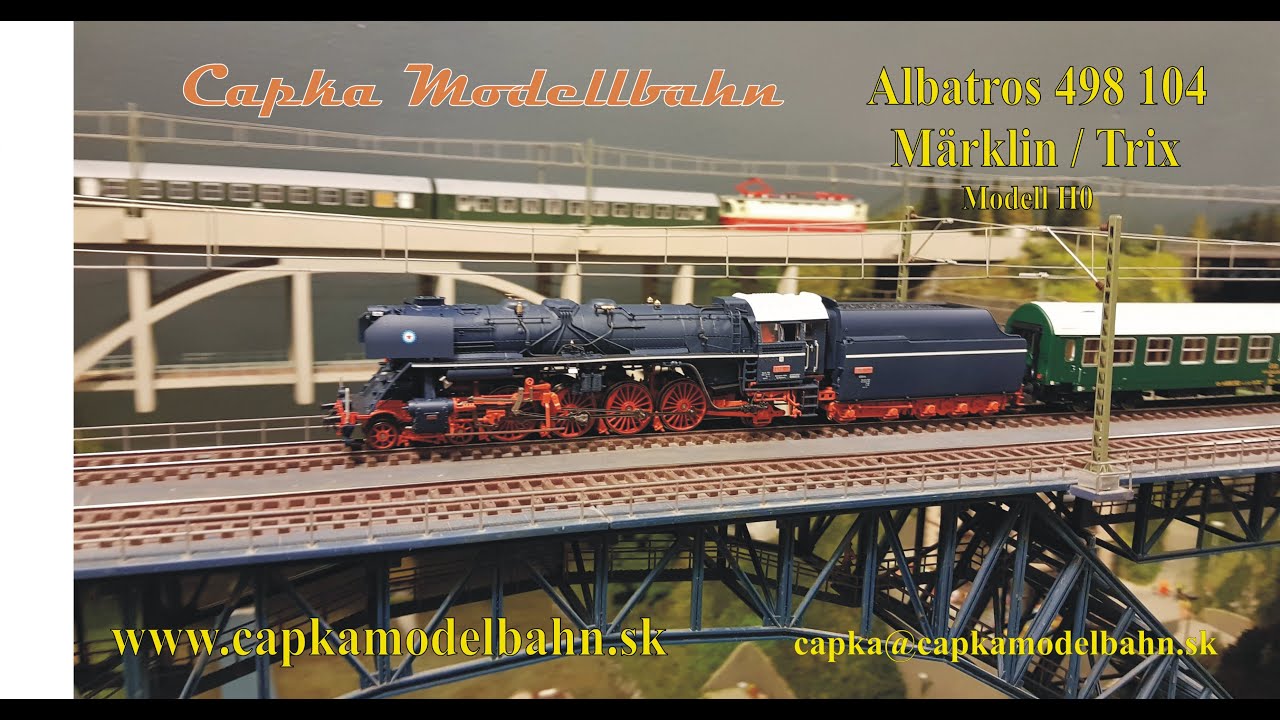 Albatros 498 104  Märklin / Trix  Dampflokomotive, H0 Modell