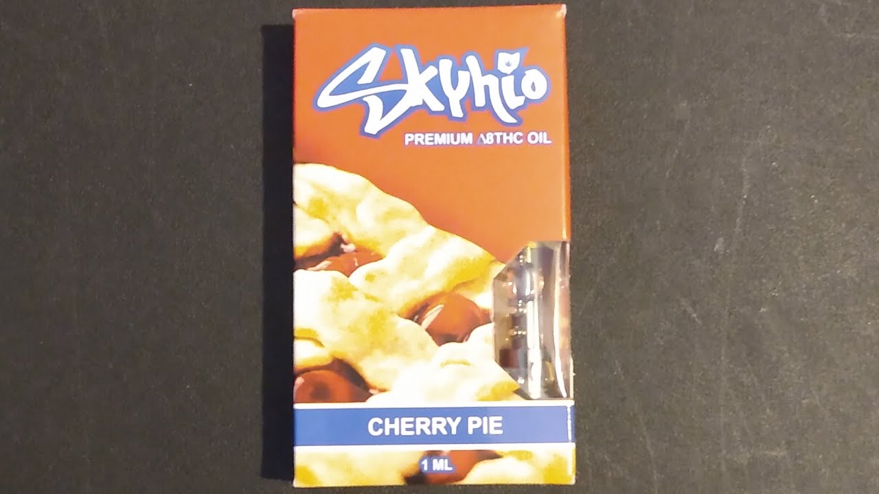 Skyhio.com D8 Cherry Pie Vape Cart Review Bruh!