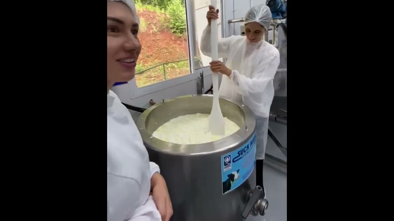 Clase magistral de queso de oveja en Chapeco, Brasil