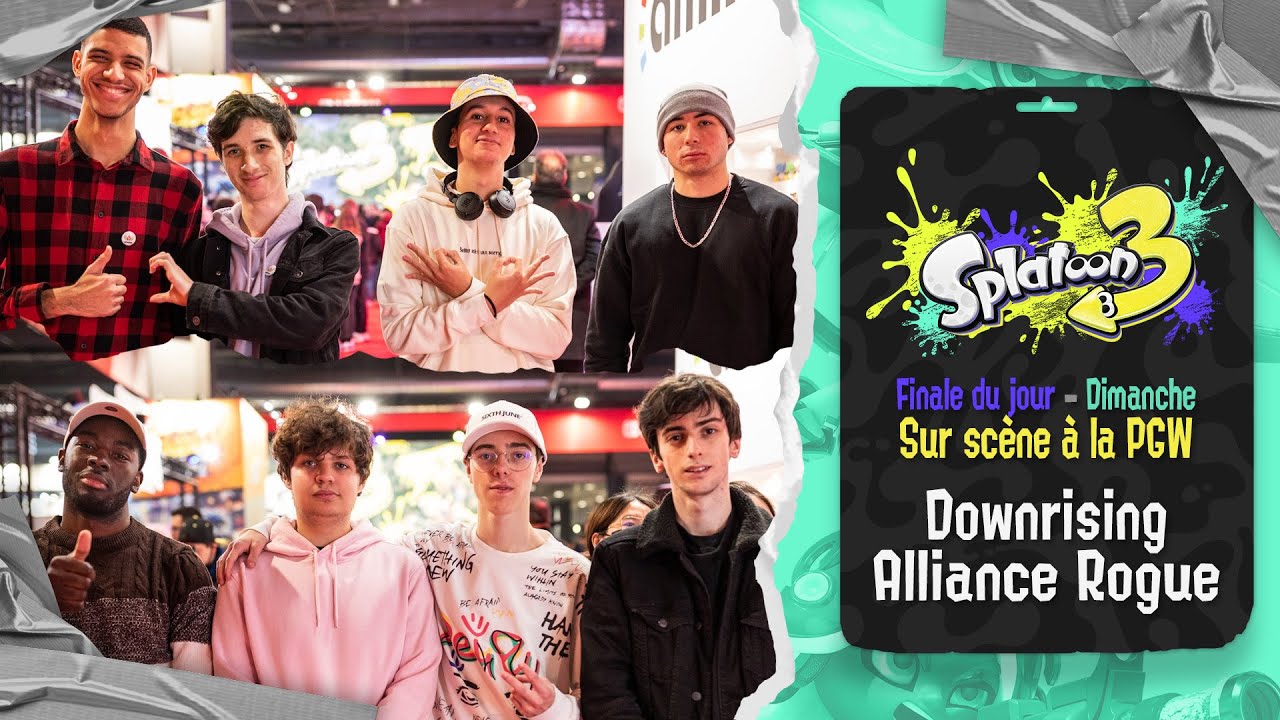 Alliance Rogue vs Downrising - Finale du dimanche (Tournoi Splatoon 3 - Jour 5) - PGW 2022